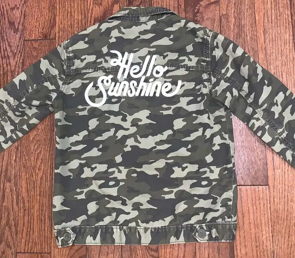 Gymboree Hello Sunshine Camo Utility‎ Jacket